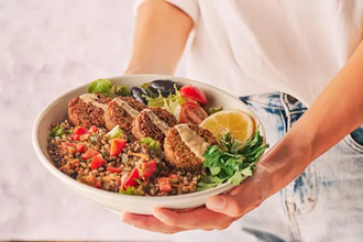 Falafel & Kara Buğdaylı Tabulle One Bowl görseli