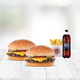 2’Li Cheeseburger Menü görseli