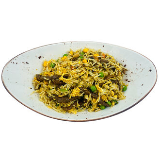 Vegan Etli Mantarlı Körili görseli