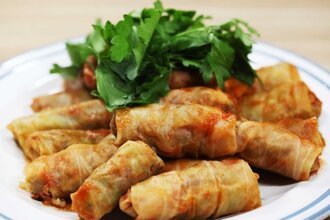 Kıymalı Beyaz Lahana Sarma görseli