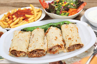 Soğanlı & Soslu & Kaşarlı Et Döner Dürüm görseli