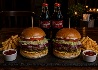 2'Li Hamburger (150 Gr.) Menü görseli