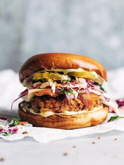 Çocuk Çıtır Tavuk Burger görseli