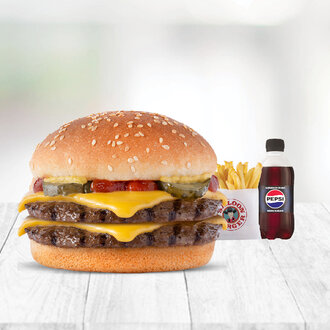 Double Cheeseburger Menü görseli