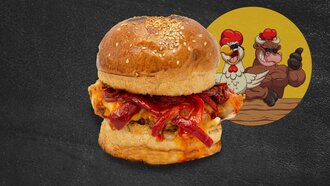 Meksika Ateşi Çıtır Tavuk Burger görseli