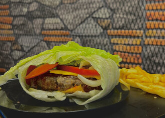 Glutensiz (Ekmeksiz) Burger Menü görseli