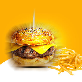 Cheese Burger Menü görseli