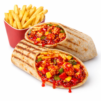 Sweet Chili Soslu Wrap görseli