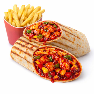 Hot Chili Soslu Wrap görseli