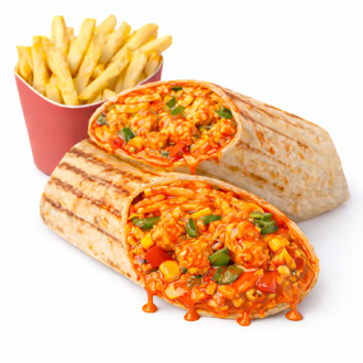 Chipotle Soslu Wrap görseli