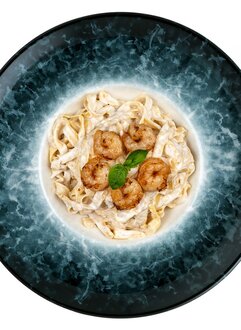 Cheese Karides Makarna görseli