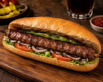 Ekmek Arası Köfte Şiş görseli
