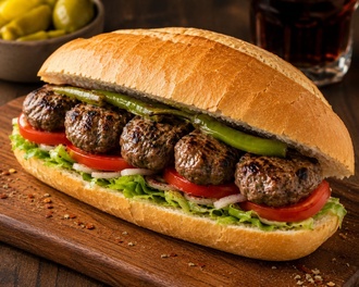 Yarım Ekmek Arası Izgara Köfte görseli