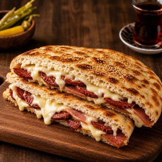 Karışık Bazlama Tost görseli