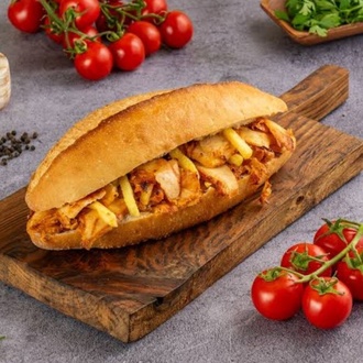 Double Ekmek Arası Tavuk Döner görseli