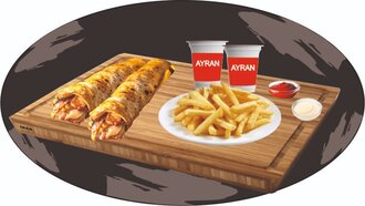 2'Li Döndön Tavuk Döner Dürüm Menü 1 görseli