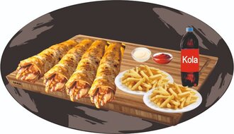 4'Lü Döndön Tavuk Dürüm Menü 2 görseli