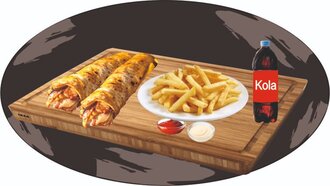 2'Li Döndön Tavuk Dürüm Menü 2 görseli