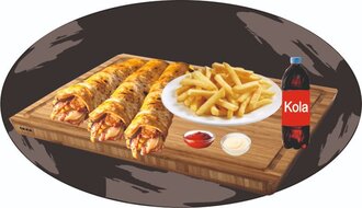 3'Lü Döndön King Tavuk Dürüm Menü 2 görseli