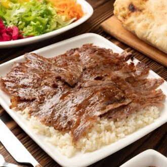 Pilav Üstü Et Döner Porsiyon Et Döner Özel Kesme Döner Et Döner Pilav (100 Gr) görseli