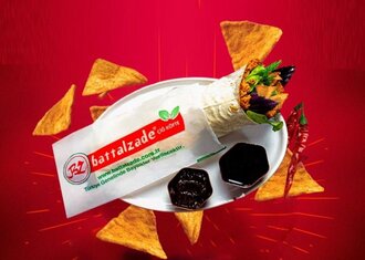 Double Çiğ Köfte Dürüm görseli