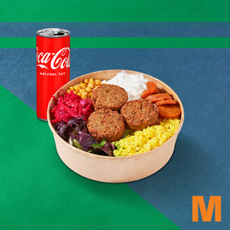 Falafel Bowl + Coca Cola 250Ml görseli