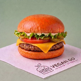 Vegan Go Protein Cheeseburger görseli