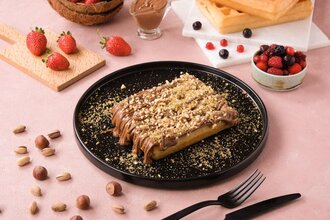 Sütlü Çikolatalı Jumbo Waffle görseli