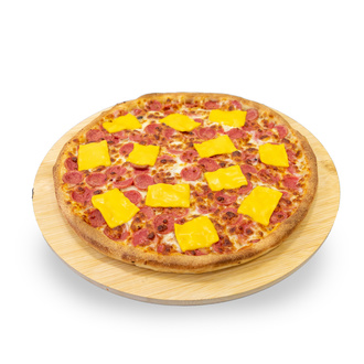 Sosis Cheddar Pizza (Büyük) görseli