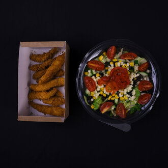 Çıtır Karides Salatası görseli