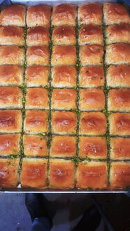 Fistikli Ozel Baklava (1 Kg.) Tereyaglı görseli