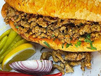 3'Lü Ekmek Arası Biftek Menü görseli