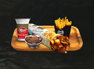 Tavuk Döner Dürüm Menü 1 görseli