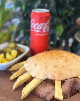 Tombik Ekmek Arası Et Döner Menü (80 Gr) görseli