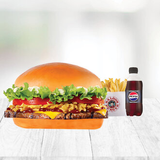 Saloon Steak Burger Menü görseli