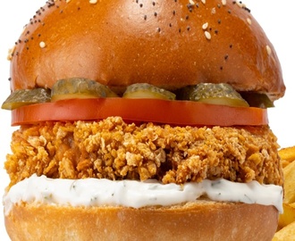 Meksika Soslu Çıtır Tavuk Burger görseli