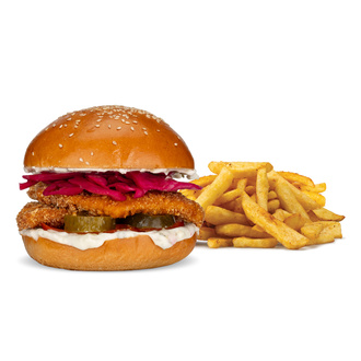 Meksıka Soslu Çıtır Tavuk Burger görseli