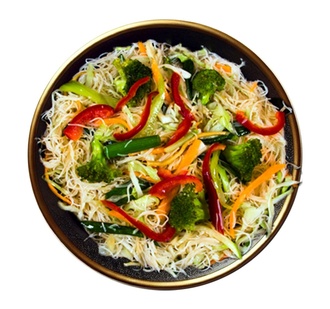 2043 - Sebzeli İnce Pirinç Çubuğu - Thin Rice Stick With Vegetable görseli