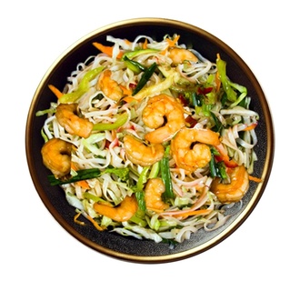 2055 - Karidesli Kalın Pirinç Çubuğu - Thick Rice Stick With Shrimp görseli