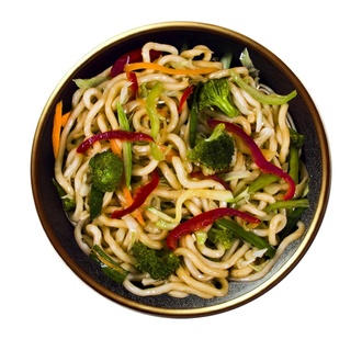 2033 - Sebzeli Fried Udon - Vegetable Fried Udon görseli