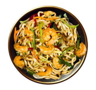 2035 - Karidesli Fried Udon / Fried Udon With Shrimp görseli