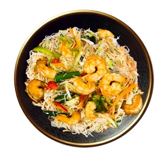 2045 - Karidesli İnce Pirinç Çubuğu / Thin Rice Stick (Vermicelli) With Shrimp görseli