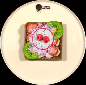 Pink Dragon Waffle görseli