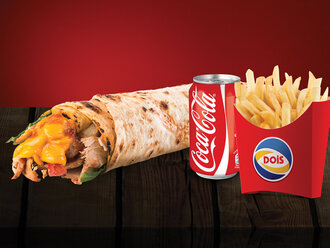 Dois Cheddar Klasik Menü (80 G) görseli