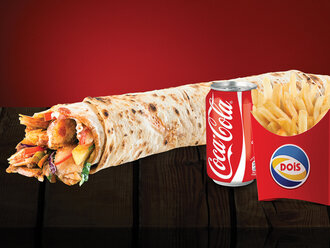 Zurna Tavuk Döner Klasik Menü (100 Gr.) görseli