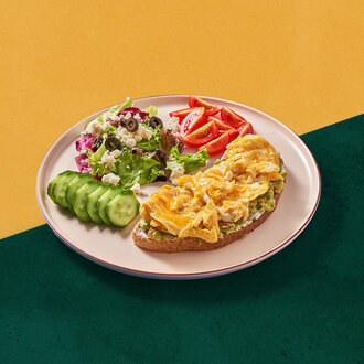 Ekmek Üstü Kahvaltı Tabağı görseli