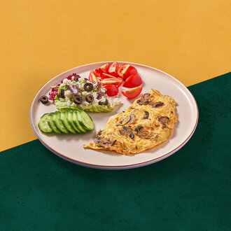 Mantarlı Omlet görseli