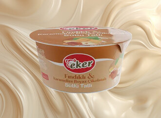 Eker Fındıklı Karamelize Beyaz Çikolatalı Sütlü Tatlı (125 G) görseli