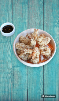 Vietnam Usulü Susamlı Karides görseli