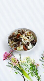 Sebzeli Pilav Üstü İstiridye Soslu Dana Eti görseli